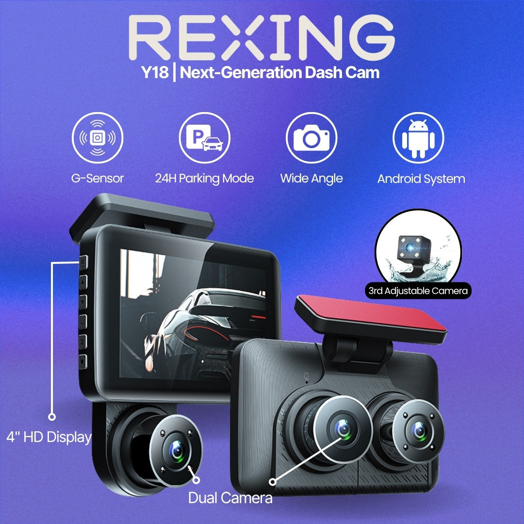 Rexing Y18 dash cam