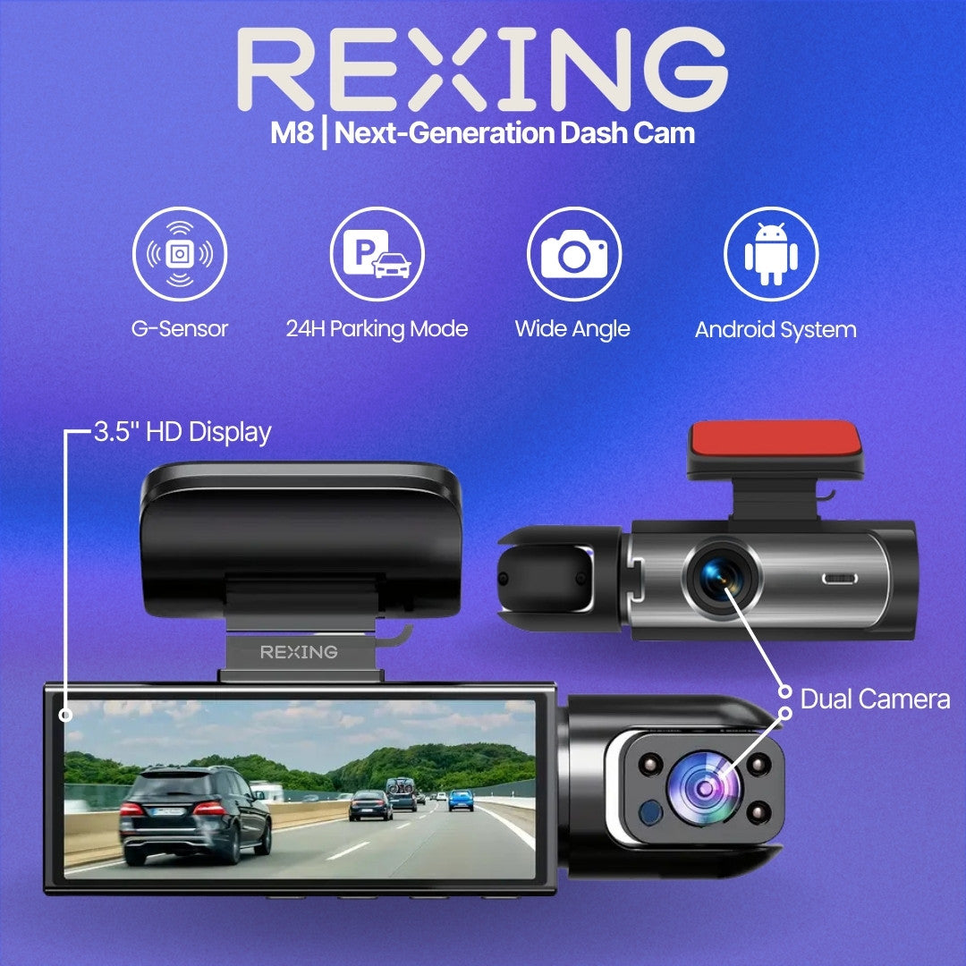 Rexing M8 dash cam
