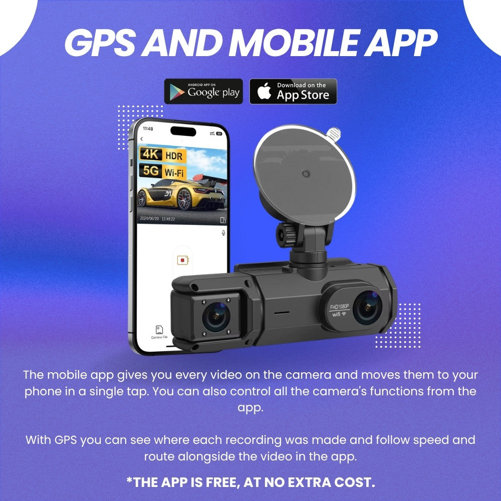 Rexing S3 GPS and mobile app