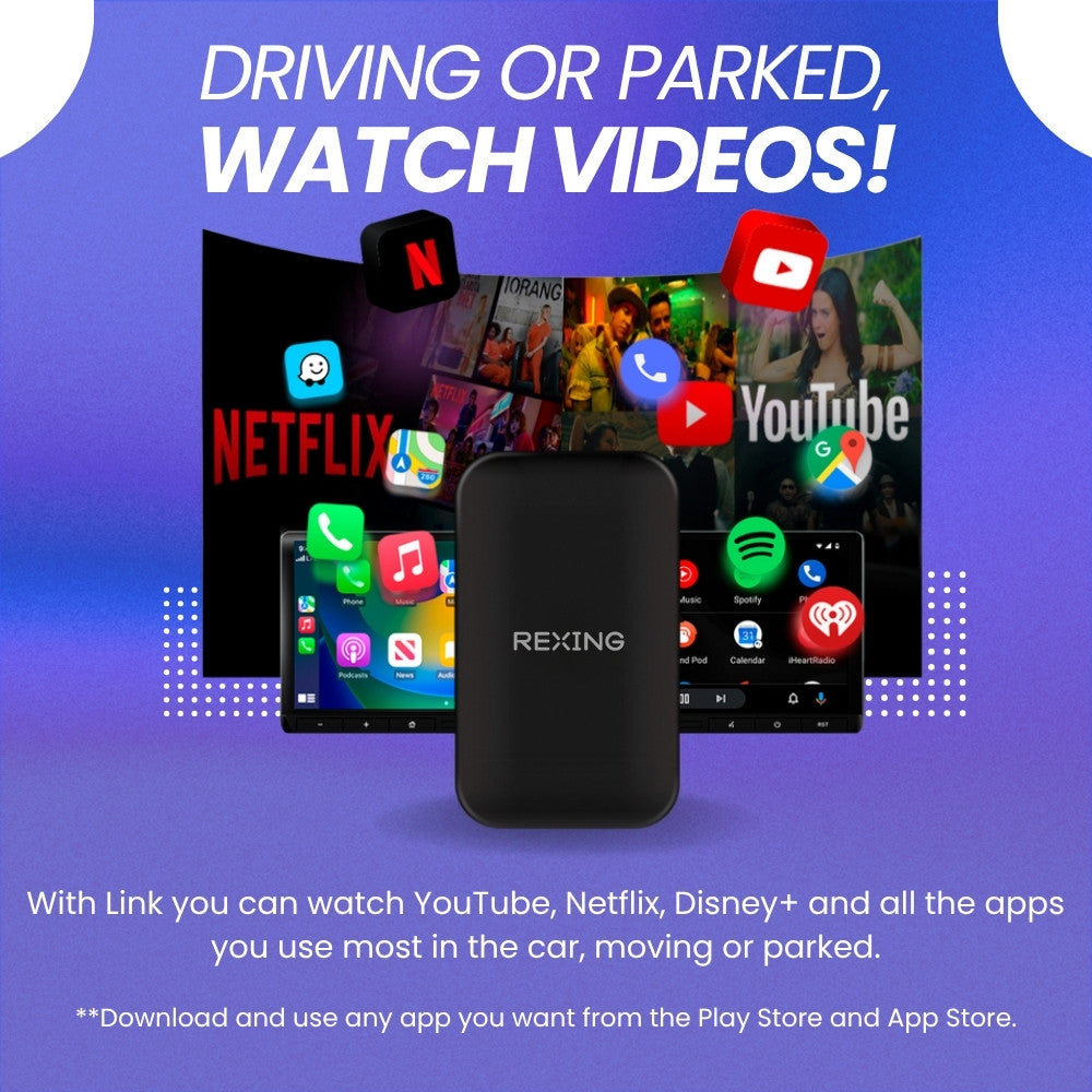 Rexing Link watch videos