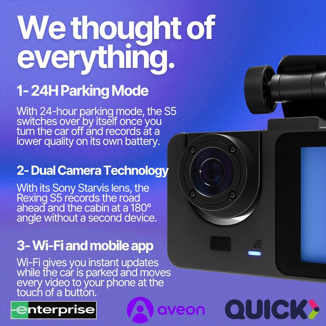 Rexing S5 features