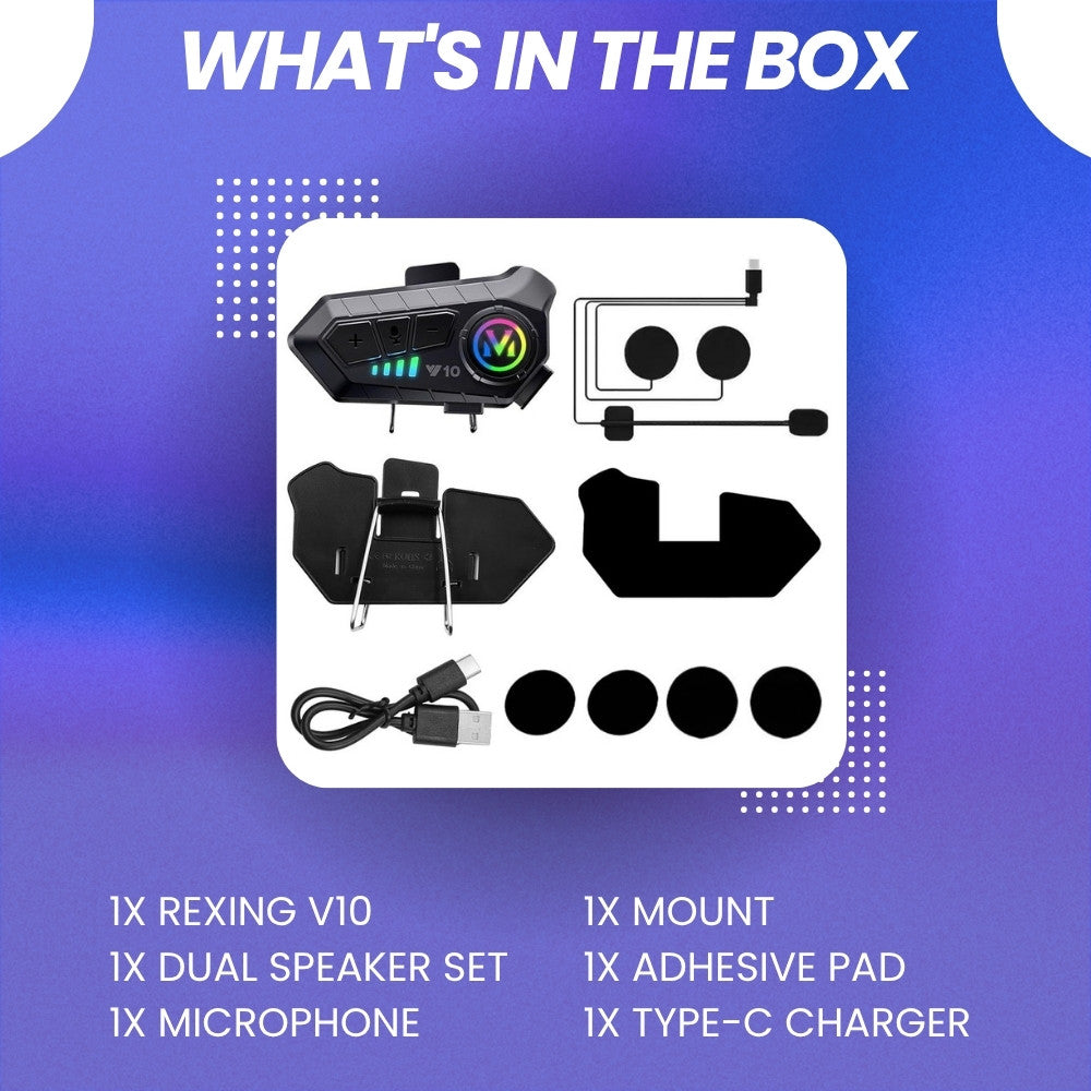Rexing V10 what's in the box