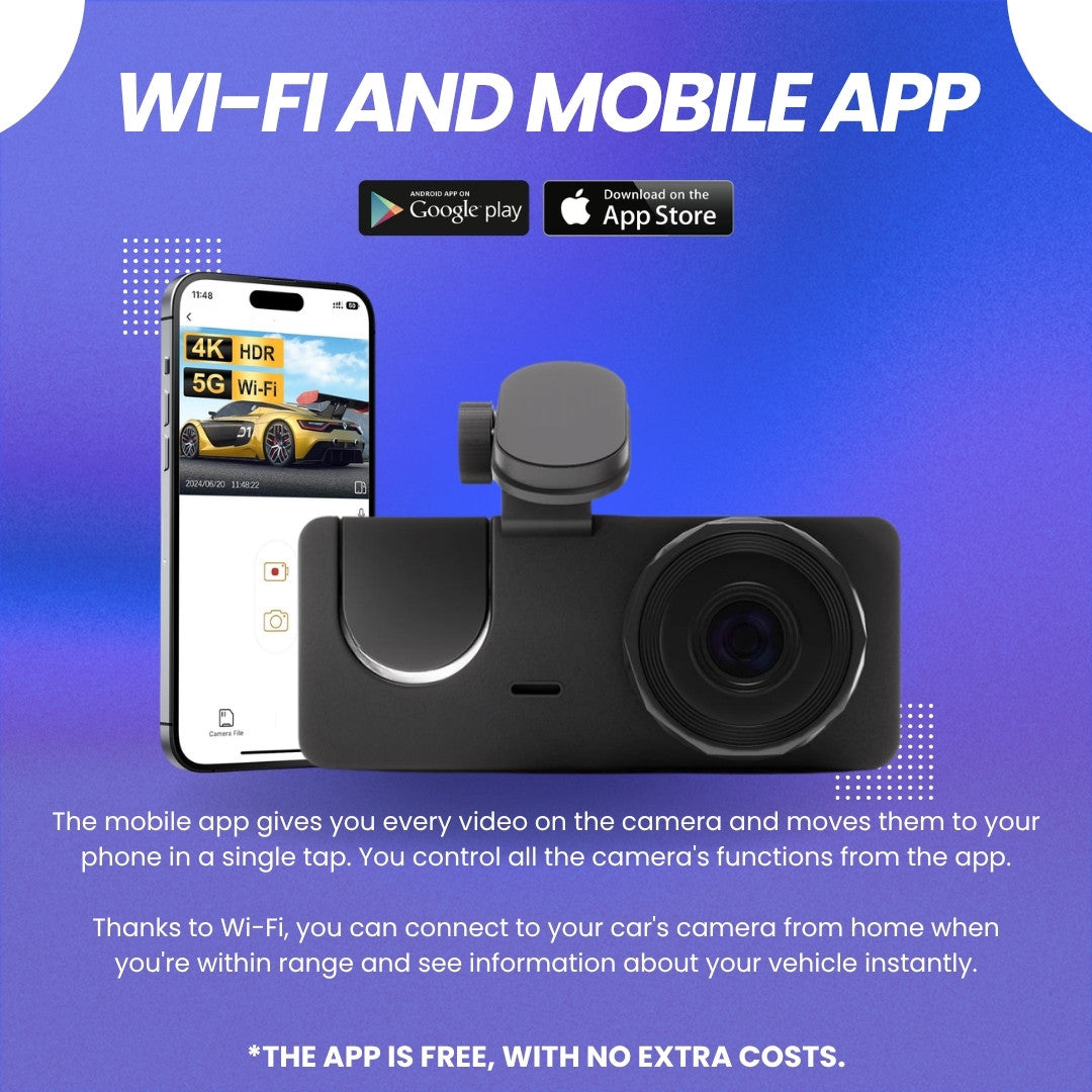 Rexing S5 Wi-Fi and mobile app