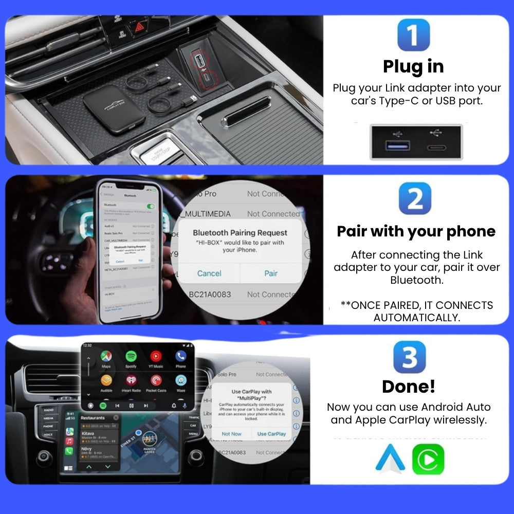 Rexing Link setup steps