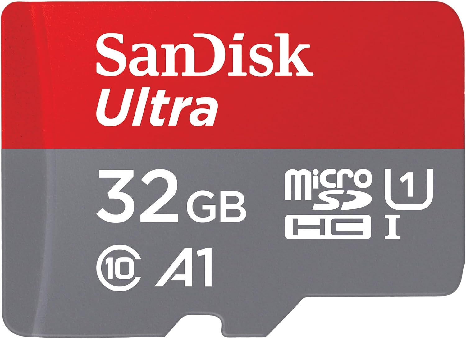 SANDISK 32GB Ultra microSDHC UHS-I Memory Card with Adapter